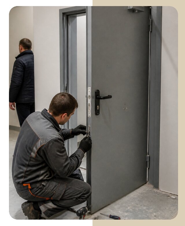 Ремонт противопожарной двери в Фрязино по цене 6750 р. | Дверной
